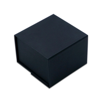 Carton personnalisé noir papier texture de luxe double ouverture montre intelligente boîtes et étuis d'emballage cadeau boîte à rouleau de montre avec logo