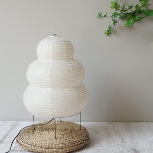 Lámpara de mesa de papel de arroz para decoración creativa del hogar, lámpara japonesa <span class=keywords><strong>Akari</strong></span>, lámpara de papel hecha a mano - Product Image 5