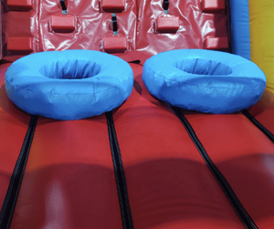 Carrera de obstáculos inflable <span class=keywords><strong>Radical</strong></span> Run para trabajo en equipo al aire libre 2 uds largo conectado 2 uds trampolín inflable largo conectado - Product Image 5