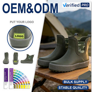 Manufacturer Kids Rain <strong>Boots</strong> Waterproof Anti-slip <strong>Ankle</strong> Garden Shoes Customization Rubber <strong>Wellington</strong> <strong>Boots</strong> for Boys Girls - Product Image 1