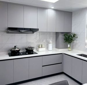 ตู้ครัวไม้แข็งครบชุดสำหรับการออกแบบห้องครัวที่หรูหรา - Product Image 6