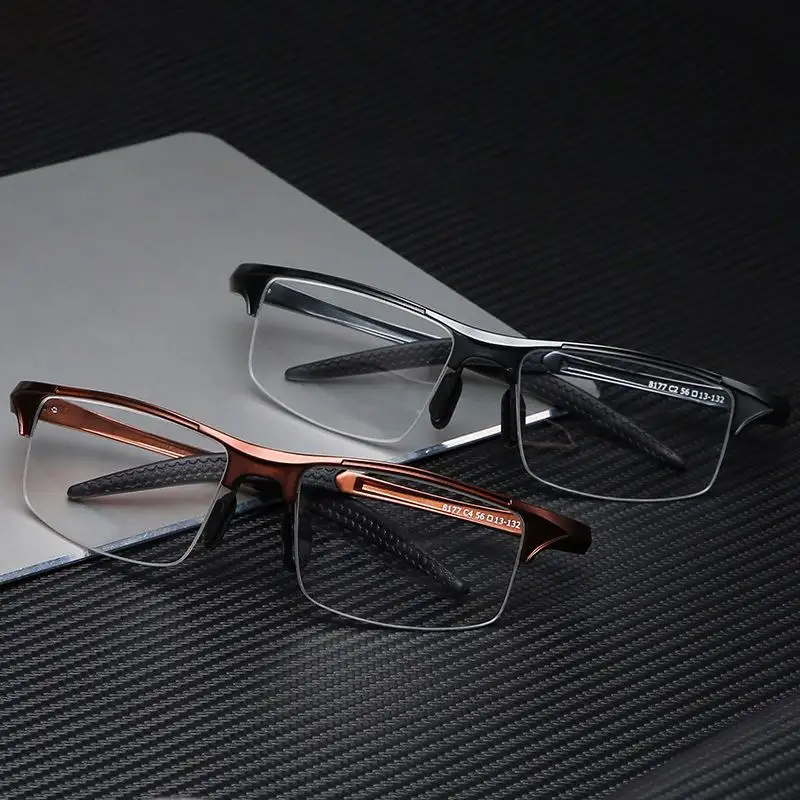 New Design aluminum bicycle sports eyewear eyeglass frames man outdoor sport glasses optical frame