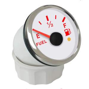 Aanpasbare 2 \ "52Mm Brandstofpeilmeter 0-190 Ohm .240-33 Ohm Olietank Meter 7 Kleur Licht Alarm Voor Auto 'S Jachten Motorfiets Meter - Product Image 1