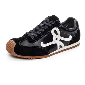 Chaussures basses décontractées en cuir véritable d'inspiration patrimoniale, design rétro de course à pied pour un confort quotidien et une exploration urbaine - Product Image 3