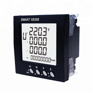3 Phase Panel <strong>Power</strong> Analyzer Smart Connect X835, Solar <strong>Power</strong> <strong>Meter</strong>, Modbus RS485, <strong>Plug</strong> in Connection Type - Product Image 1