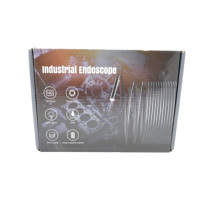 Endoscope industriel rigide de 8 mm, écran IPS de 4,3 pouces, système de caméra d'inspection de tuyaux, de réparation automobile et de bâtiment à LED