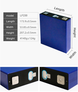 <span class=keywords><strong>3</strong></span>.2V 230Ah Lifepo4锂太阳能电池DIY棱柱形2V 24V 48v锂离子电池，带太阳能存储盒 - Product Image 3