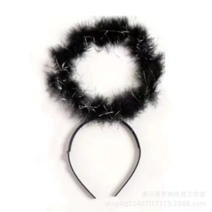 Vestito <span class=keywords><strong>da</strong></span> <span class=keywords><strong>fata</strong></span> nero di Halloween nero angelo <span class=keywords><strong>fata</strong></span> <span class=keywords><strong>ali</strong></span> e aureola Set Costume in maschera - Product Image 5