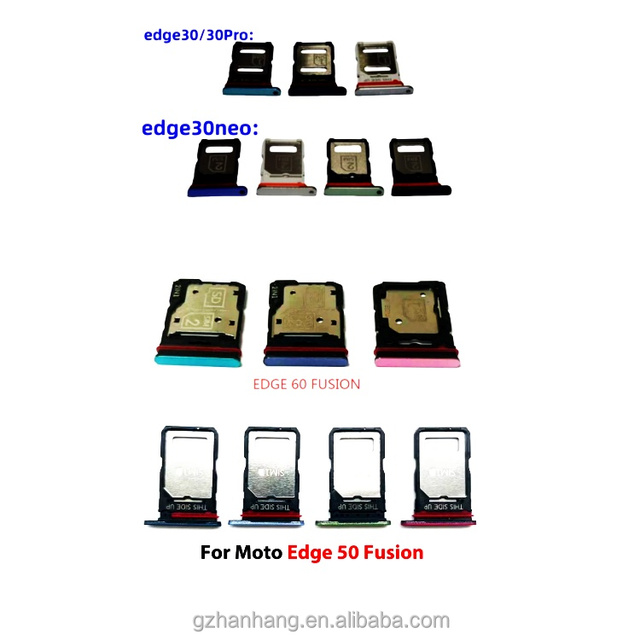 Mobile Dual Sim Card Tray for Moto EDGE 20 LITE/ EDGE 50 FUSION/G13/G71/G9 PLUS SIM Tray Socket Slot Holder Adapter Replacement
