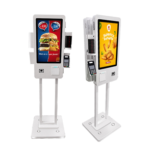 Màn hình hiển thị thực đơn kỹ thuật số 24 inch, màn hình LCD, giá đỡ sàn, máy đặt hàng thanh toán tự động cho nhà hàng, quán cà phê, thức ăn nhanh - Product Image 6