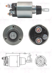 KD solenoid Yüksek Kaliteli Marş Motoru Oto Parçaları ZM9-381 12V Solenoid Anahtarı LAND ROVER VOLVO için - Product Image 2