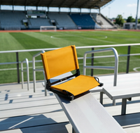 Chaise de plage et de stade XINGRUI moderne en fer Oxford orange – Portable, légère, pliable, écologique, durable, pour utilisation en extérieur et au parc
