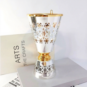 SHREE RADHEY Mubkhar, Quemador de Incienso de Sándalo de Latón Indio Elegante, Especial para Ramadán, Difusor de Aromaterapia 100% Natural - Product Image 1