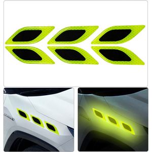 Autocollants réfléchissants couleur fibre de carbone pour rétroviseurs et portes de voiture, bandes anti-collision à usage unique – Vente chaude - Product Image 2