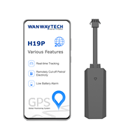 Rastreador GPS 2G con Cable WanWay para Vehículos y Flotas, Rastreo en Tiempo Real, Geocerca, Alarma de Exceso de Velocidad y Vibración, Apagado Remoto del Motor