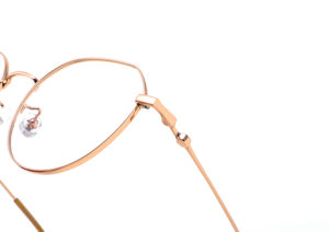 Montura de <span class=keywords><strong>Gafas</strong></span> de Diseño Coreano/Japonés, Ovalada, Retro, de Titanio, con Marco Delgado y Patrón Sólido, para <span class=keywords><strong>Hombre</strong></span>/Mujer - Product Image 2