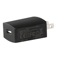 Adaptateur USB 5V1A Chargeur mural USB Électrique OVP Certifié CE FCC RoHS Prise EU US pour routeur Machine de point de vente