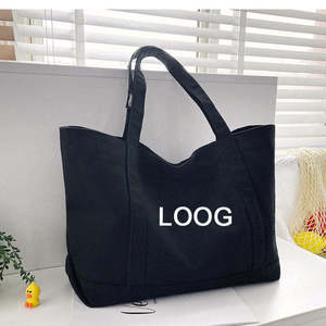 Bolso <span class=keywords><strong>de</strong></span> lona reutilizable para mujer con patrón <span class=keywords><strong>de</strong></span> color <span class=keywords><strong>de</strong></span> tamaño personalizado, bolso <span class=keywords><strong>de</strong></span> hombro, bolso <span class=keywords><strong>de</strong></span> compras sin género - Product Image 3