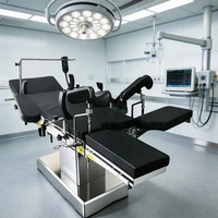 Table d'opération chirurgicale électrique en acier inoxydable pour gynécologie, obstétrique et orthopédie