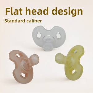 Produttore di Silicone per alimenti per neonati ciuccio per bambini a testa piatta e tonda aiuto per dormire per 0-12 mesi - Product Image 3