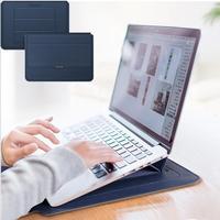 Housse pour ordinateur portable en cuir PU ultra-mince d'usine OEM housse de support étui pour ordinateur portable mince et portable étui pour ordinateur portable en PU