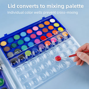 Set Cat Air Solid Ramah Lingkungan dan Tidak Beracun Xin Bowen dengan 12/16/36 Warna untuk Seni Kertas dan Perlengkapan Menggambar - Product Image 4