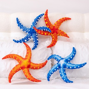 ตุ๊กตาปลาดาวจำลองขายส่ง ของตกแต่งบ้าน ของขวัญวันเกิด ตุ๊กตาสัตว์ทะเลนุ่มเหมือนจริง - Product Image 1