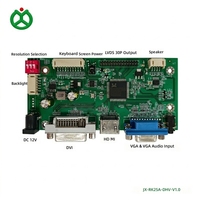 Controlador Universal para Monitor LCD con VGA, HD, MI, DVI, Compatible con Varios Tamaños de Pantallas LVDS, Reconocimiento Automático de Señal de Entrada