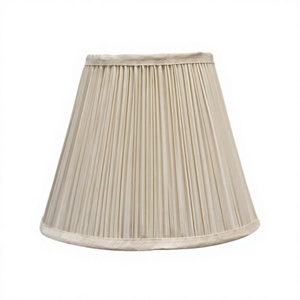 Abat-jour plissé en forme de champignon, couleur crème, pour la décoration de la maison, chambre à coucher, hall d'hôtel, chambre d'hôtel - Product Image 1