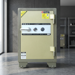Caja Fuerte de Seguridad WELKO S700 Dorada de Lujo con 2 Llaves, para Uso Comercial y Doméstico, Resistente al Fuego - Product Image 3