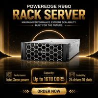 Serveur en rack Dell PowerEdge R960, processeur Intel Xeon Scalable, serveur de centre de données 4U, configuration personnalisée