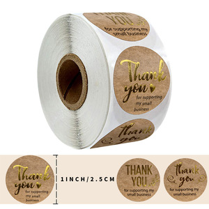 Pegatinas adhesivas de agradecimiento personalizadas Impresión de <span class=keywords><strong>etiquetas</strong></span> <span class=keywords><strong>Gracias</strong></span> <span class=keywords><strong>por</strong></span> su <span class=keywords><strong>compra</strong></span> Pegatinas - Product Image 2