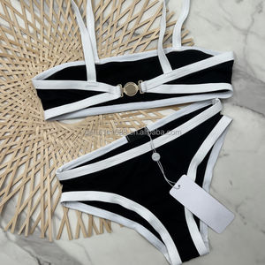 Costumi da bagno di design all'ingrosso Sexy di lusso <span class=keywords><strong>Bikini</strong></span> a due pezzi di marca di moda 2 pezzi costumi da bagno per le donne - Product Image 6