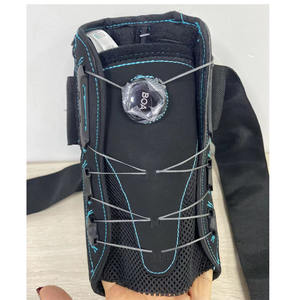 E-Hidup E-ANR043 Adjustable Salib Tali Kain Tendonitis Kaki Pendukung Pergelangan Kaki Immobilizer Bilateral Logam Tetap - Product Image 3