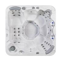 Hydrorelax Spa de massage pour 6 personnes, design moderne, bain à remous de qualité, confort pour jacuzzis extérieurs