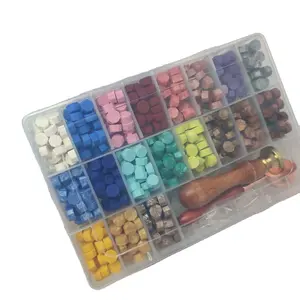 Factory Prices Promotional Seal Kit Wax Stamp Set With Sealing Wax Beads Melting Spoon Stove White Candles Wax Seal Kit