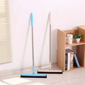 2024 Cổ Phiếu Nhà Máy Phong Cách Mới Nhà Công Cụ Làm Sạch Lau Sàn Squeegee Scrubber Với Bàn Chải Mềm Sàn Chổi Ma Thuật Chổi