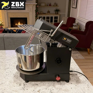 ZBX 5 7L Mélangeur <span class=keywords><strong>de</strong></span> Comptoir Mini Populaire pour Cuisine, Pétrin <span class=keywords><strong>de</strong></span> Boulangerie <span class=keywords><strong>de</strong></span> Qualité Alimentaire avec Mélangeur Spirale Amovible pour Équipement <span class=keywords><strong>de</strong></span> Boulangerie - Product Image 4