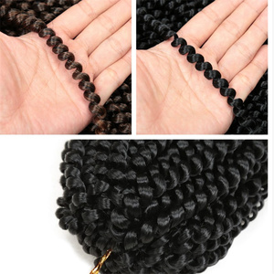 Cheveux synthétiques pour tresses au crochet, style Spring Twist, 12 pouces, effet volumineux, afro bouclé, extension capillaire - Product Image 5