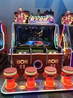 Machine de jeu d'arcade de tir à l'eau d'intérieur à monnayeur, grand écran, jeu de lutte contre l'incendie, en anglais, pour enfants, en plastique durable