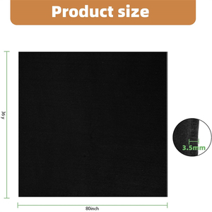 80 "X36" войлочное сварочное одеяло, огнестойкое противопламенное одеяло, войлочное изолированное одеяло для сварки и пайки сантехнического припоя - Product Image 4