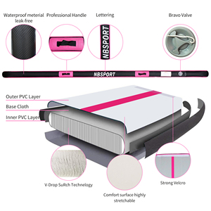 Tapis de gymnastique gonflable, tapis <span class=keywords><strong>d</strong></span>'entraînement épais pour la maison/les sports nautiques, <span class=keywords><strong>matelas</strong></span> pliable - Product Image 5