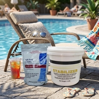 Kit de test d'eau potable et de traitement d'eau de piscine 16 en 1 LC0211H - Stabilisateur d'acide cyanurique professionnel Hofun CAS 108-80-5