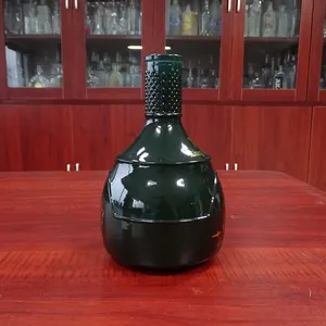 Schnaps paket dunkelgrün angepasst Gold Label Wodka 700ml Glasflaschen