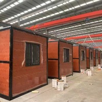 Maison mobile moderne en conteneur, maison préfabriquée modulaire, mini-maison avec toit en kit, maison préfabriquée, villa de luxe