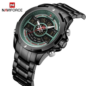 NAVIFORCE 9170 Men's Watches Brand Men Sports Quartz Stainless Steel <b>Clock</b> Men Watches Japan <b>Movement</b> - Product Image 6