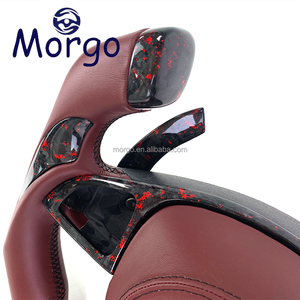 Accessoires automobiles <span class=keywords><strong>Volant</strong></span> en fibre de cuir de carbone forgé personnalisé pour Mercedes Benz W205AMG C63AMG A45AMG F1 Racing Style Design - Product Image 2