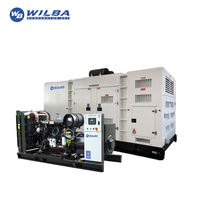 Grupo Electrógeno Diésel Weichai WP13D440E310 de 350KW 400KW 438KVA 450KVA 500KVA con Sistema de Control Lateral y Tanque de Combustible Integrado