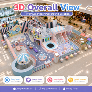 Equipo de Juegos Interior Comercial Personalizado, Piscina de Arena de Pellets de Madera para Niños, Centro de Juegos para Fiestas Infantiles - Product Image 6