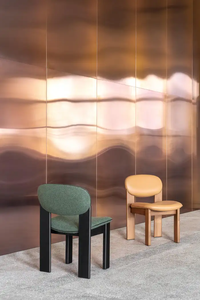 Silla de Comedor Moderna Runxi Archipen, Tapizada en Tela, con Cojín de Cuero, Estructura de Madera Maciza, Silla <span class=keywords><strong>Pamplona</strong></span> para Hogar y Oficina - Product Image 4